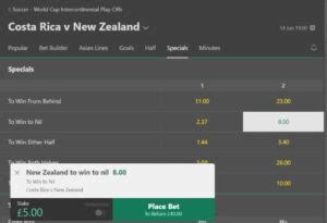 To Win To Nil Betting Market Explained .